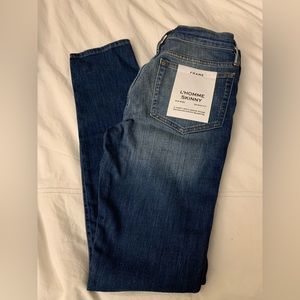 NWT FRAME L’Homme Skinny Jeans Blue Size 29